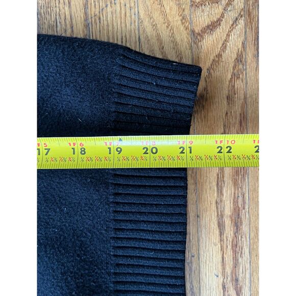 HEAVEN CAN WAIT Black Knit Skeleton Pullover Sweater Top  Mens Size Medium - Picture 9 of 11